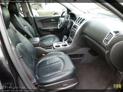 Ebony Interior Photo For The 2010 Gmc Acadia Sle Awd 79778674