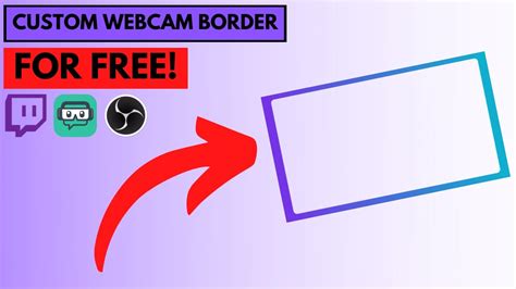 Custom Twitch Streamlabs Obs Facecam Overlay Rainbow Webcam Frame