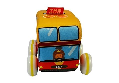 A Large Soft Motorized Bus For The Youngest Toys Toys Of Newborns