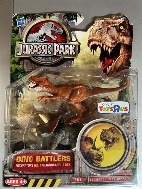 Jurassic Park Dino Battlers Triceratops Vs Tyrannosaurus Rex 2009