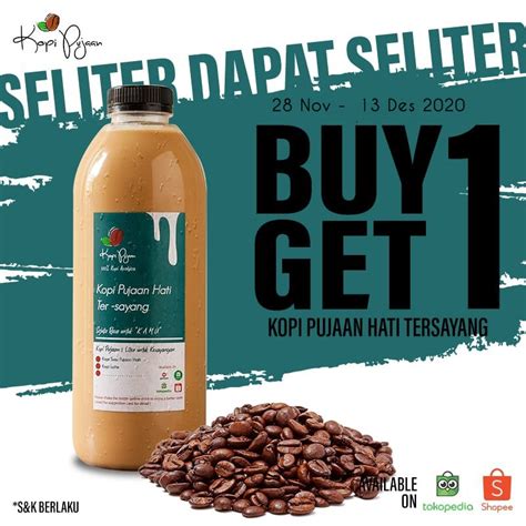 KOPI SUSU 1 LITER KOPI PUJAAN HATI TERSAYANG | Shopee Indonesia