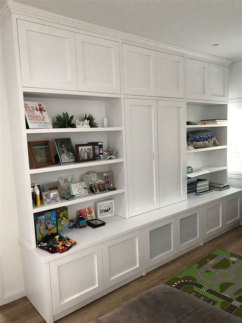 Australian Made White Painted Sally 5 Pieces Entertainment Wall Unit
