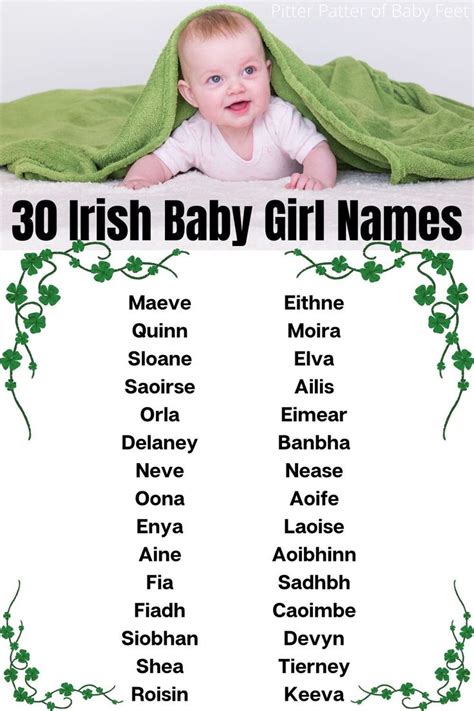 Irish Baby Girl Names Irish Baby Girl Names Irish Baby Names Irish