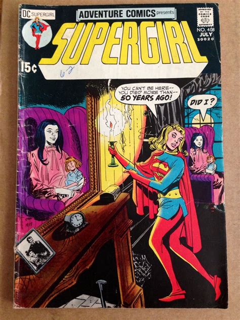 Dc Supergirl Action Comics No 408 July 1971 Superman Comic Comics
