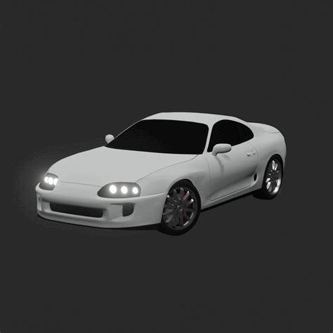 Toyota Supra Low Poly Nft Collection Collection Opensea