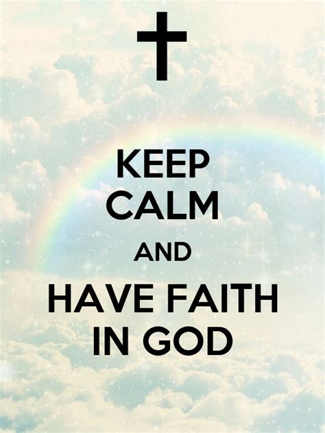 Keep Calm And Have Faith In God Poster Jem Keep Calm O