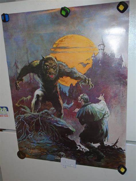 Frank Frazetta Poster New Vintage Wolfman Werewolf 70s Matte Finish 23