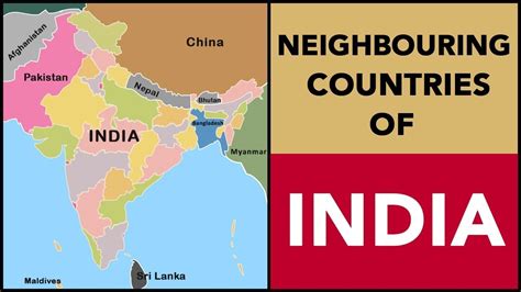Neighbouring Countries of India-List of India's neighbouring countries ...