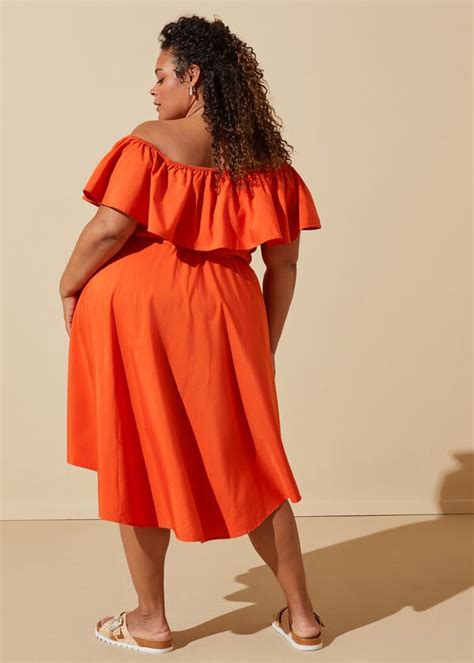 Plus Size A Line Dress Fit And Flare Dress Plus Size Summer Dress