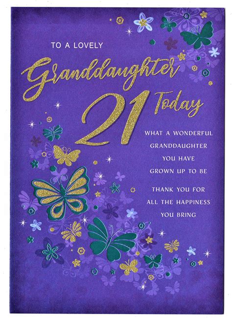 Granddaughter St Birthday To A Lovely Granddaughter Today With Love Gifts Cards