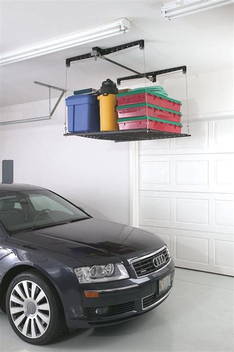 Pulley Storage System In Garage Hgtv