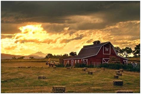 Country Barn Sunset 860x576 Wallpaper