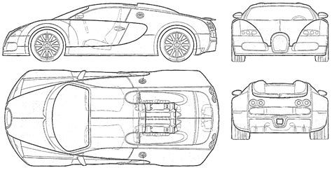You will find a file other collections of different models of cars, motorcycles, trucks. Blueprint bugatti Veyron