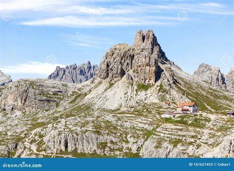 Scenic Mountains Landscape In Italian Dolomite Alps Stock Image Image