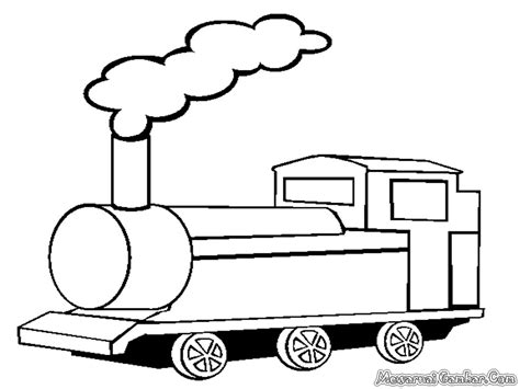 Koleksi Gambar Kereta Api Kartun Untuk Diwarnai Himpun