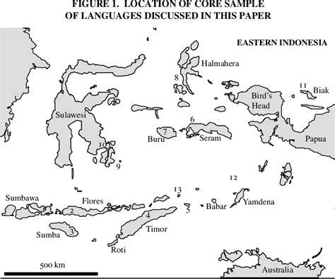 Figure 1 From Typical Features Of Austronesian Languages In Central
