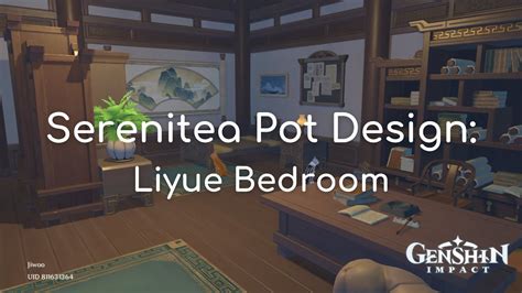 Genshin Impact V20 Serenitea Pot Design Liyue Bedroom W Pets