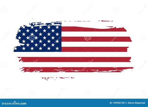 Distressed American Flag Background