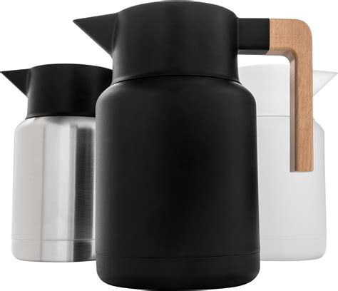 Large Thermal Coffee Carafe Stainless Steel Double Walled Thermal Pots For Coffee And Teas By