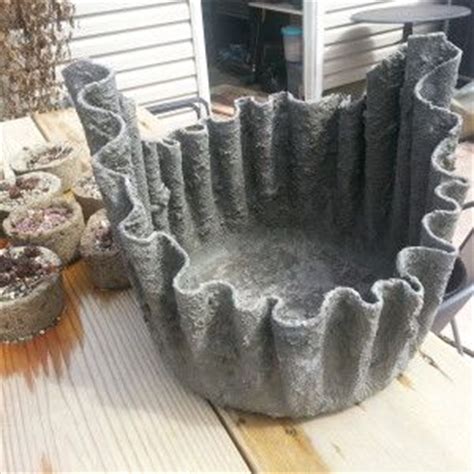 how to make a cement cloth planter | Construction and DIY ...