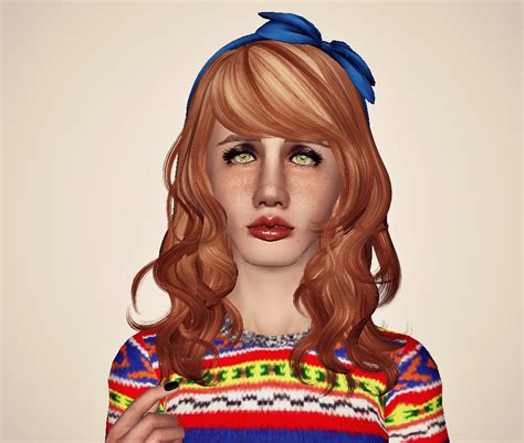 Newseas Eyes On Me Hairstyle Retextured By Marie Antoinette Sims Hairs