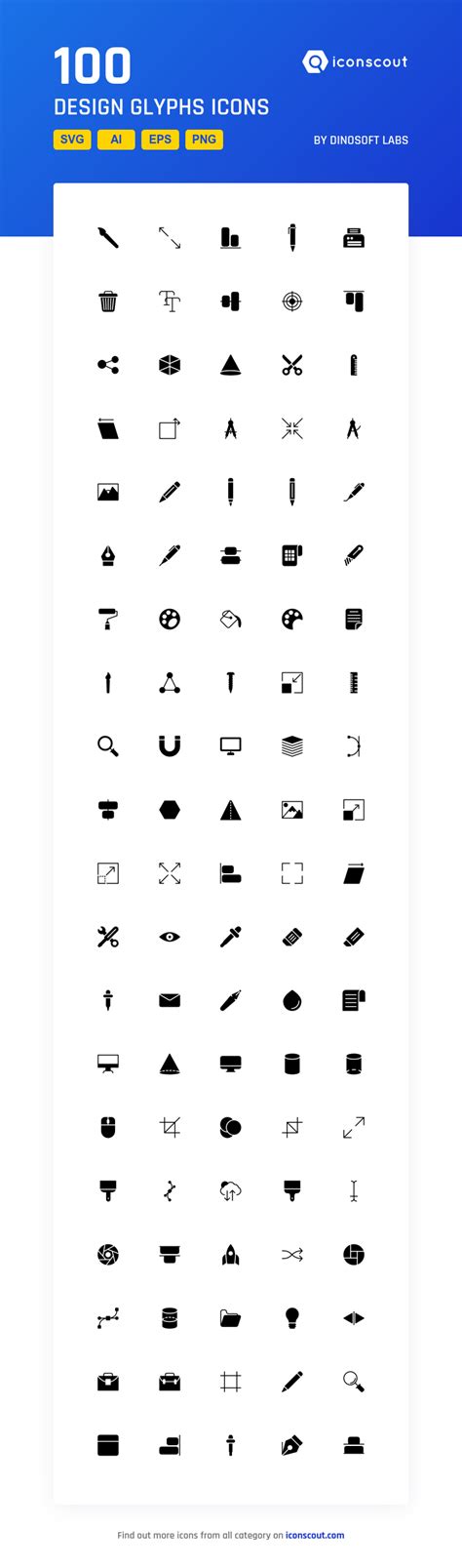 Download Design Glyphs Icon Pack Available In Svg Png And Icon Fonts