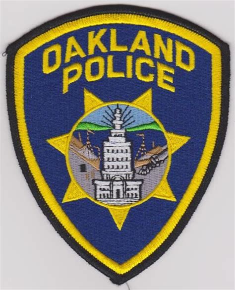 California Police Patches Oakland California Police Patch Alameda