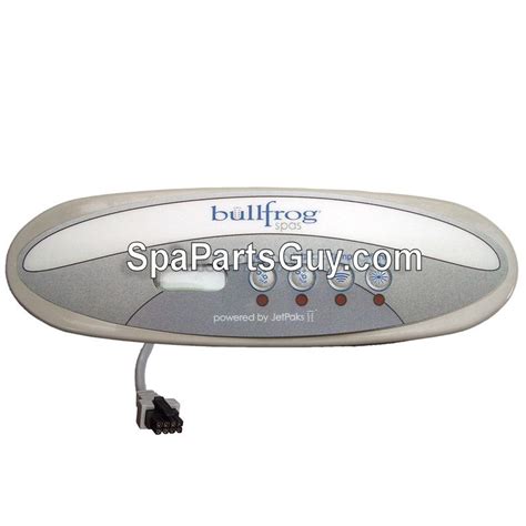 Bullfrog Spas 65 160065 1610 Spa 4 Button Topside Control Panel Includes Overlay Tadploe Models