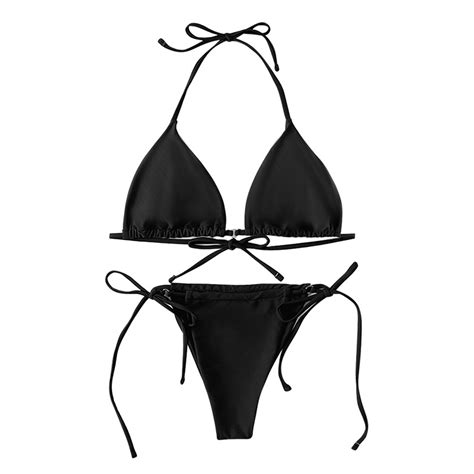 Heroneo Sexy Women Bikini Brazilian Swimsuit Push Up Bra Bikini Set 2 Piece Swimwear High Cut