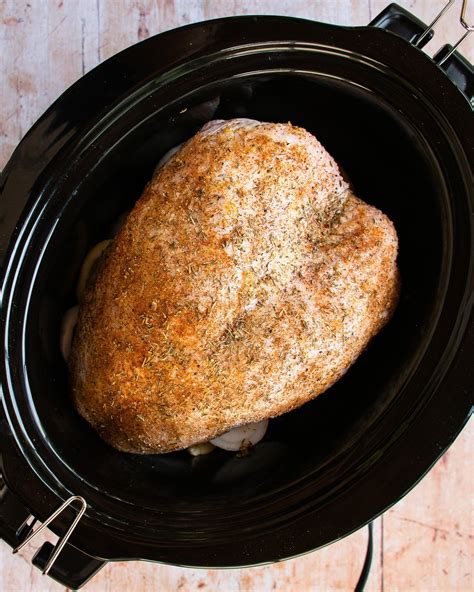 slow cooker roast turkey breast blue jean chef meredith laurence