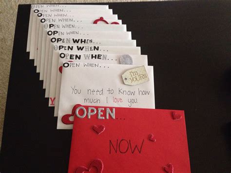 Open When Letters I Sent To My Husband In His Valentines Day