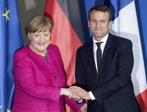 Wir Können Dem Ganzen Neue Dynamik Geben Merkel Und Macron Wollen