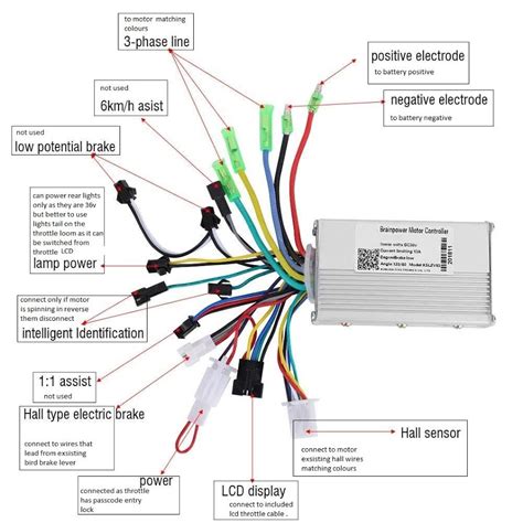V Electric Bike Controller Wiring Diagram E Bike Controller Wiring