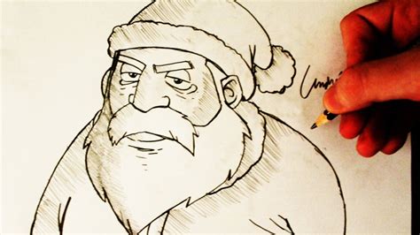 como desenhar o papai noel how to draw santa claus free coloring pages