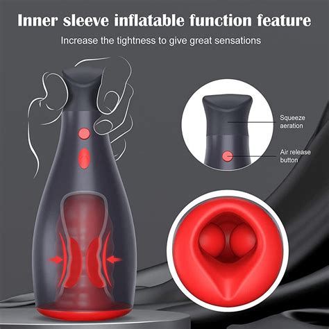 Adjustable Automatic Extrusion Male Masturbator Experience Inflatable