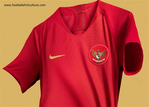 Customise with official shirt printing. Indonesia 2018 Nike Home Kit | 18/19 Kits | Football shirt ...