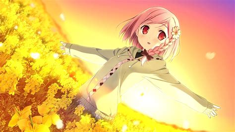 The following data was taken from the character ranking page on mal on the date of publication and is based on the amount of times each character is added to a user's character favorites section. Wallpaper : illustration, sunset, flowers, anime girls ...