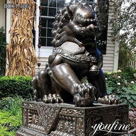 Bronze Foo Dog Statues Youfine Bronze Sculpture