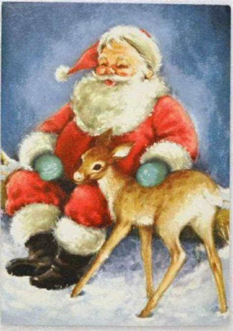 christmas scenes christmas clipart vintage christmas cards father christmas christmas