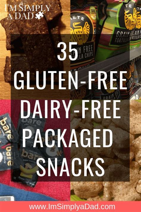 Gluten Free Dairy Free Packaged Snacks I M Simply A Dad Dairy
