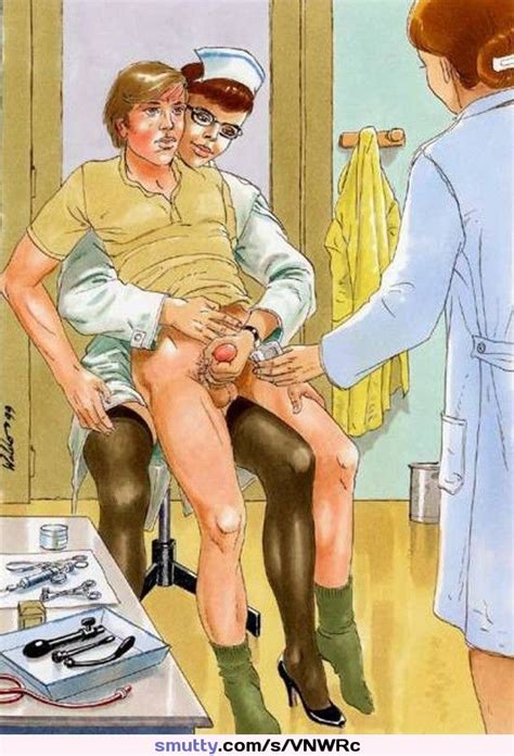 Femdom Nurse Handjob Reacharound Cartoon