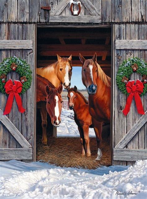 Christmas Horses Karácsonyi Lovak Christmas Horses Horse Christmas