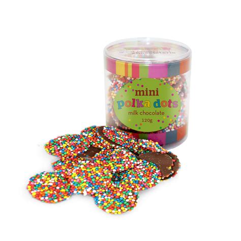 Mini Polka Dots Milk 120g Great Ocean Road Chocolaterie And Ice