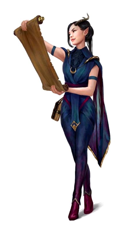 Female Tiefling Wizard With Scroll Pathfinder Pfrpg Dnd D D E Th Ed D Fantasy
