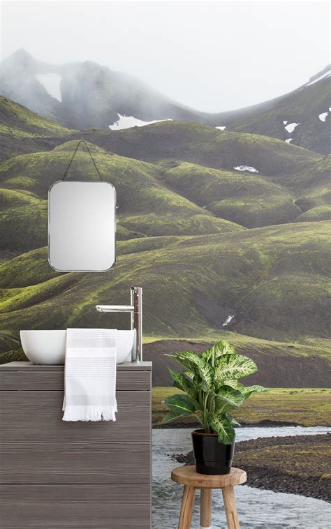 Bathroom Wallpaper | Toilet Wallpaper | Hovia | Small bathroom decor