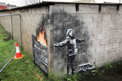 Banksy Zrobił Nowy świąteczny Mural