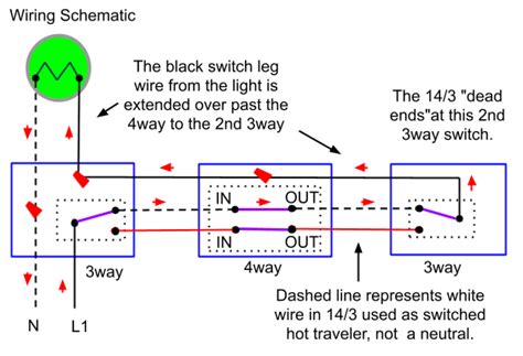 4 Way Switch Wiring Diagram Light Middle Database Wiring Collection