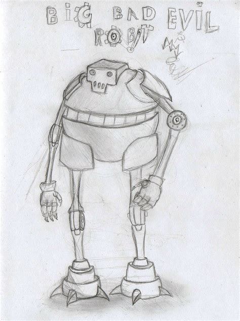 Big Bad Evil Robot Concept1 By Megamrine On Deviantart