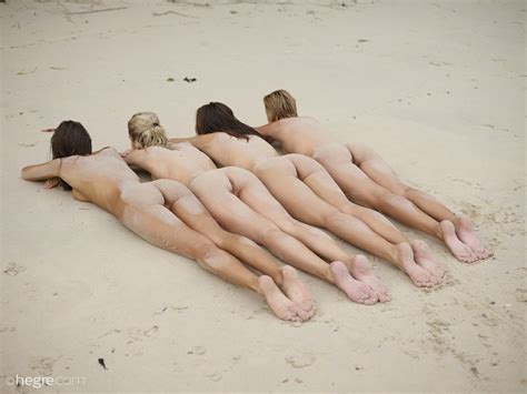 Ariel Marika Melena And Mira In Sexy Sand Sculptures By Hegre Art 12