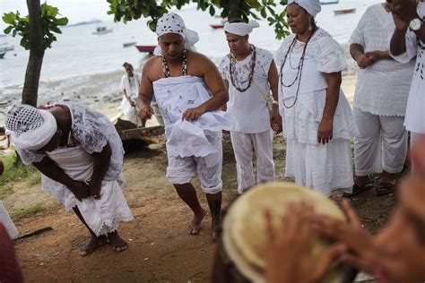 Brazilian Candomble Ceremonies Honor Goddesses Iemanja And Oxum Picture Brazilian Candomble